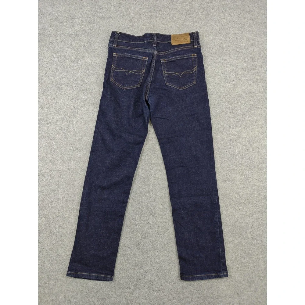 Polo Ralph Lauren Jeans Kids Size 14-16 Blue Hampton Straight Denim Zip Fly